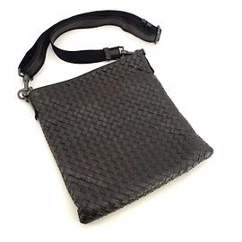 Bottega Veneta Borsa Messenger Intrecciato Crossbody