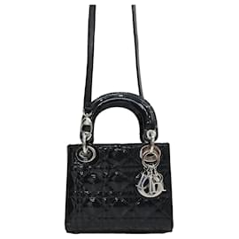 Mini Chain Bag Schwarz Lack - Dior