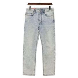 Pantalones vaqueros tapered elásticos azul índigo Unisex - Acne