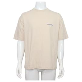Oversized Unisex T-Shirt mit Lettering-Logo auf dem Rücken - Balenciaga