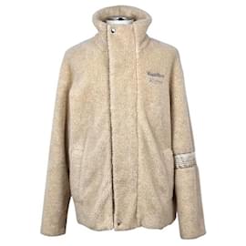 Teddy-Fleecejacke Beige - Acne