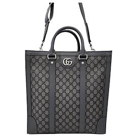 Gucci Borsa Tote Ophidia Grey GG Supreme