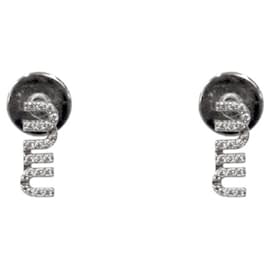 Orecchini Crystal Logo Silver - Miu Miu