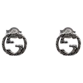 Orecchini intrecciati in argento - Gucci
