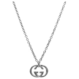 Interlocking Silberhalskette - Gucci
