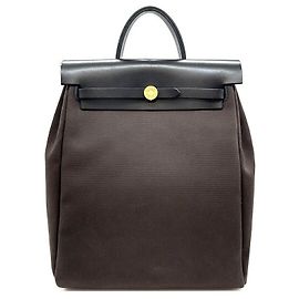 Chanel Nuovo Zaino Zip Marrone Nero