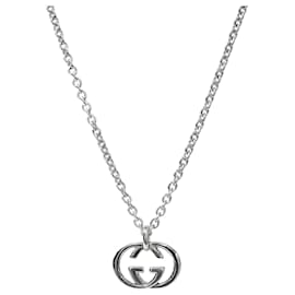 Collar de plata con eslabones entrelazados - Gucci