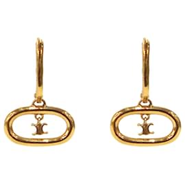 Orecchini Round Triomphe Gold - Céline