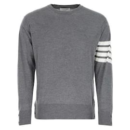 Feiner Merinowolle-Strickpullover - Thom Browne