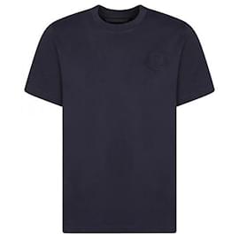T-Shirt mit kurzen Ärmeln und besticktem Logo - Moncler