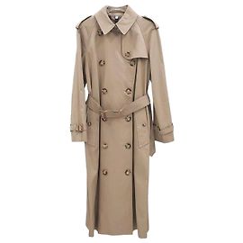 Burberry Langer Trenchcoat Kensington mit besticktem Logo