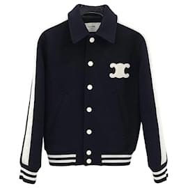 Chaqueta Teddy Triomphe en cachemir de doble cara - Céline