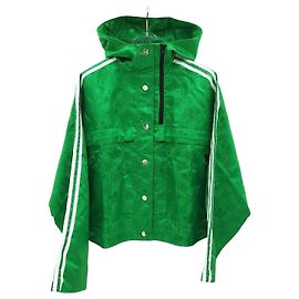 Gucci Adidas Bomberjacke Grün