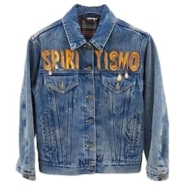 Embroidered Denim Jacket - Gucci