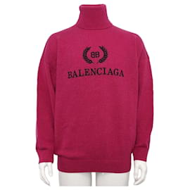 Rosa Cashmere-Mischung Laurel Unisex Strickpullover - Balenciaga