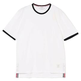 Camiseta Ringer con ribetes laterales - Thom Browne