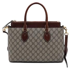 Gucci Supreme GG Canvas Tote Bag und Schultertasche