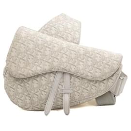Borsa a tracolla unisex Beige Saddle Bag - Dior