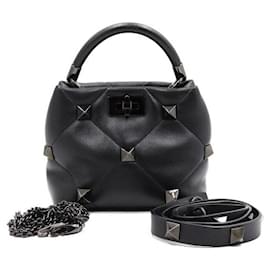 Piccola borsa tote Roman Stud con tracolla a catena - Valentino
