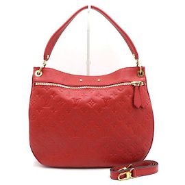 Louis Vuitton Borsa a Spalla e Borsa a Tracolla Monogram Empreinte Spontini Rossa