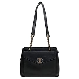 Chanel Borsa a Spalla Black Caviar CC Pocket
