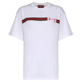 T-Shirt aus Baumwolljersey mit Print - Gucci