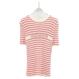 Riviera Kurzarm-Strickshirt Koralle - Dior