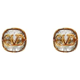 Orecchini Square Cubic Garavani Gold - Valentino