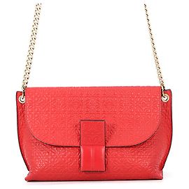 Borsa a tracolla in pelle Loewe Avenue Anagram