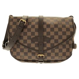 Borsa a Spalla Louis Vuitton Damier Saumur