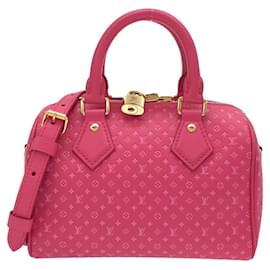 Louis Vuitton Nanogram Speedy Bandoulière 20cm Shoulder Bag