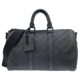 Louis Vuitton Taurillon Monogram Keepall Bandoulière 35cm