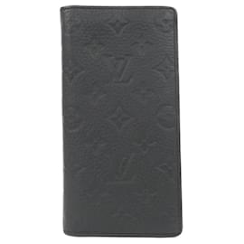 Louis Vuitton Taurillon Monogram Portefeuille Brazza Wallet