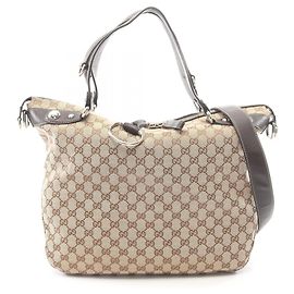 Borsa Tote 2-Way in tela GG Gucci