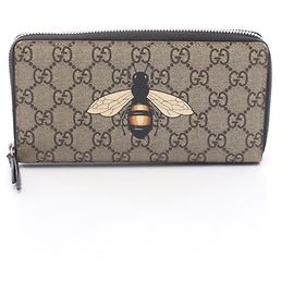 Gucci GG Supreme Bee Print Long Wallet