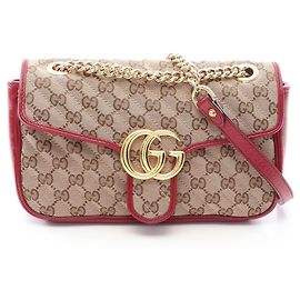 Borsa a tracolla Gucci GG Marmont in tela trapuntata Small