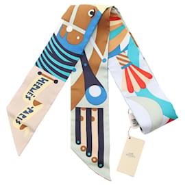 Hermes Twilly Parade en Fanfare Ribbon Scarf - Hermès