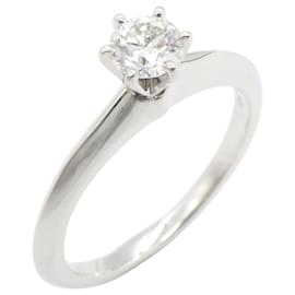 Tiffany & Co. Solitärring aus Platin