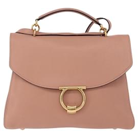 Salvatore Ferragamo Margot Satchel Leather Large