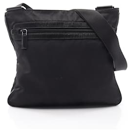 Borsa a tracolla con logo Triangle Prada