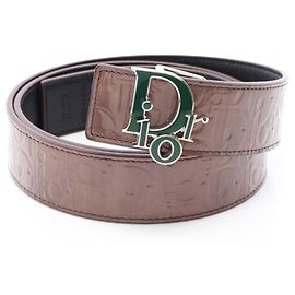 Christian Dior Dior Oblique Prägegürtel, wendbar