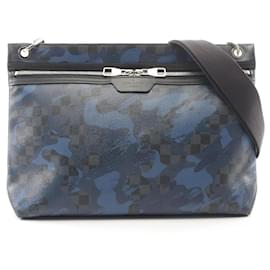 Borsa a tracolla Louis Vuitton Hunter Damier Cobalt Camouflage