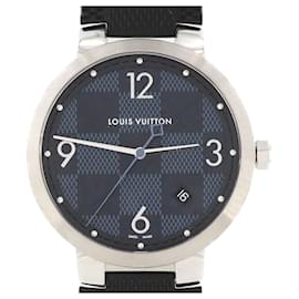 Orologio Louis Vuitton Tambour Slim Damier QA026 Quartz