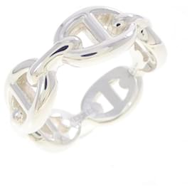 Hermès Chaine d'Ancre Enchainée Silver Ring