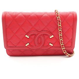 Borsa a Spalla Chanel CC Filigree Matelassé