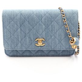 Bolso de Hombro Chanel Matelassé Denim