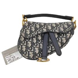 Christian Dior Saddle Oblique Canvas Mini