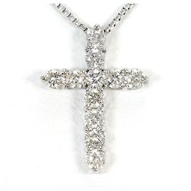 Autre Marque Collana in oro bianco 18K e diamanti