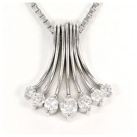 Autre Marque Collana in platino e diamanti