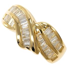 18K Gelbgold Diamantring - Autre Marque